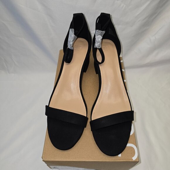 JustFab Noura Heeled Sandals in Black, Size 10, New in Box - Picture 3 of 9
